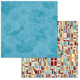 BoBunny, World Traveler, Double-Sided Cardstock 12"X12", World Traveler (7310121)