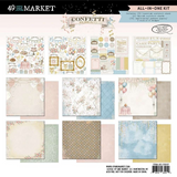 49 And Market, All-In-One Paper Collection Kit, 12"x12", Confetti Moments (AIO-35049)