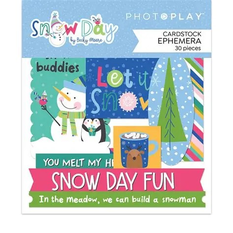 PhotoPlay, Snow Day, Ephemera Cardstock Die-Cuts (SNO3673)