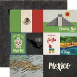 Echo Park, Around The World Double-Sided Cardstock 12"X12", Mexico