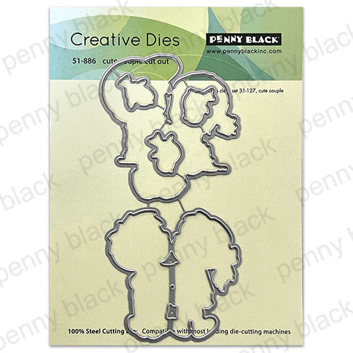 Penny Black, Dies Set, Cute Couple Cut Out (51-886)