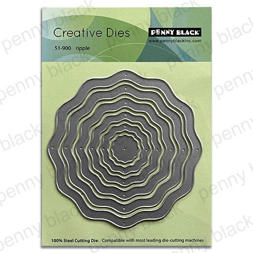 Penny Black, Layering Dies, Ripple, 6pc. (51-900)
