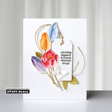 Penny Black Clear Stamps, 5"x6.5" Tulip Joy (31-206)