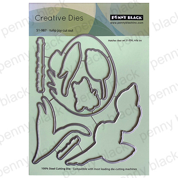Penny Black Creative Dies, Tulip Joy Cut Out (51-987)