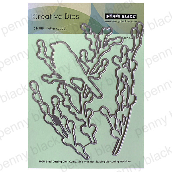 Penny Black Creative Dies, Flutter Cut Out (51-988)