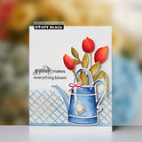 Penny Black Creative Dies, Tulip Quartet (52-006)