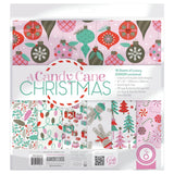 Tonic Studios Art Pad 12"x12", Double-Sided Cardstock, A Candy Cane Christmas, 18/pkg