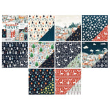 Tonic Studios Art Pad 12"x12", Double-Sided Cardstock, A Very Festive Fayre, 18/pkg