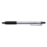 Tombow MONO Graph Lite Refillable Ballpoint Pen, Silver, Black Ink