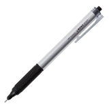 Tombow MONO Graph Lite Refillable Ballpoint Pen, Silver, Black Ink