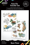 Arden Creative Studio, 6"x8" Rub-On Transfer Set, Been There