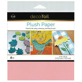 iCraft, Therm-O-Web, Deco Foil Plush Papers, 6" x 6",  Pink Carnation (6 Sheets)