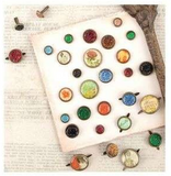 Prima, Bella Rouge Collection, Brads (30/pkg)