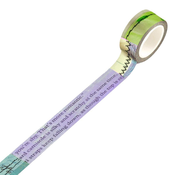 AALL & Create, Washi Tape, #59, Paper Stitches (0.79" Wide)