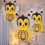 CrafTreat DIY Paper Lanterns, Bumble Bee