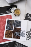 Sizzix, 2D Texture Fades A5 Embossing Folder, Vault Snowflakes #3 by Tim Holtz (667251)
