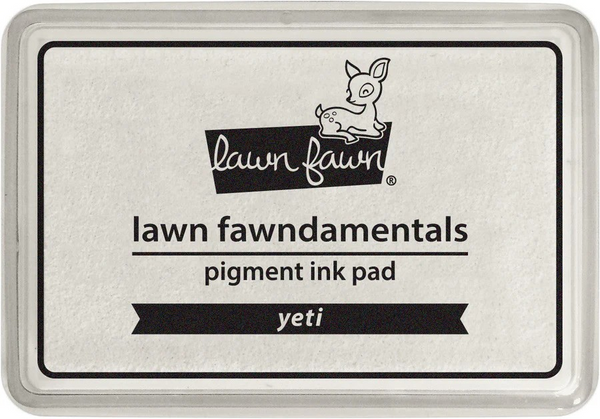 Lawn Fawn, Lawn Fawndamentals, Pigment Ink Pad, Yeti (White)