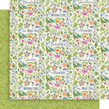 Graphic 45, Spring is in the Air, Double-Sided Cardstock 12"X12", Scatter Sunshine (4502967)