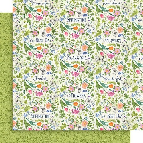 Graphic 45, Spring is in the Air, Double-Sided Cardstock 12"X12", Scatter Sunshine (4502967)