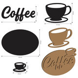 Stamperia, MDF Crafty Shapes, Coffee And Chocolate, Cup And Plate (KLSM70)