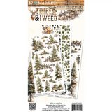 49 And Market Blendable Rub-On Transfer Set 6"X12", Timber & Tweed (DTT-34752)