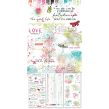 49 And Market, Rub-On Transfer Set 6"X12", Kaleidoscope, Essentials (KAL-27181)