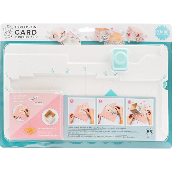 We R Memory Keepers Punch Board, Explosion Card (60000104)