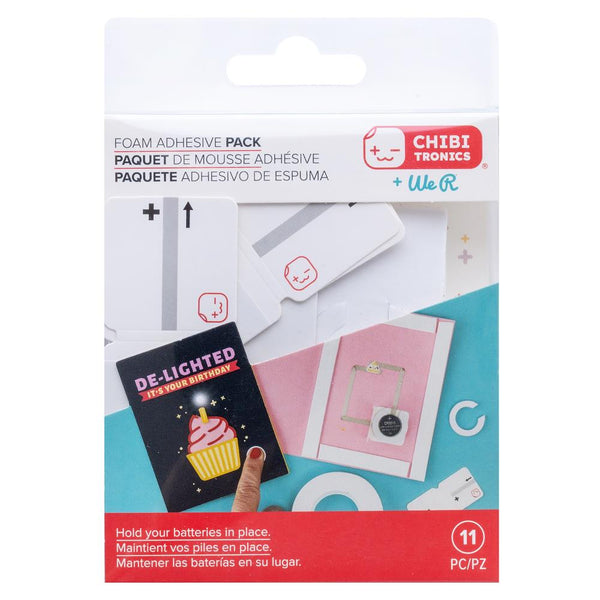 We R Memory Keepers, We R Chibitronics Foam Adhesive Pack 11/Pkg