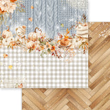 Memory Place, Beary Cozy, Double-Sided Cardstock 12"X12", Pumpkin Season
