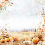 Memory Place, Beary Cozy, Double-Sided Cardstock 12"X12", Autumn Leaves