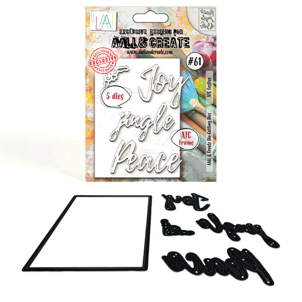 AALL And Create, Die-cutting Die Set, #61, ATC Festive