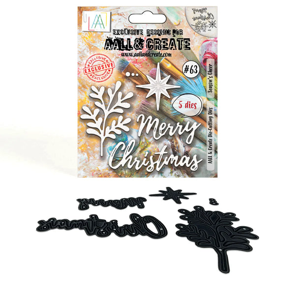 AALL And Create, Die-cutting Die Set, #63, Season’s Cheer