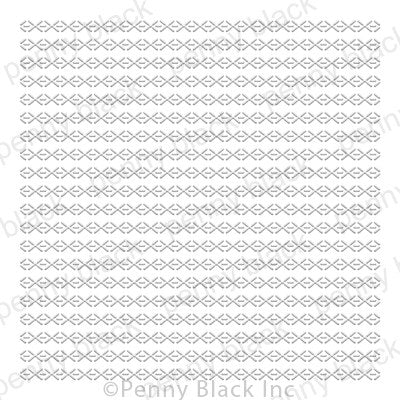 Penny Black, 6"x6" Embossing Folder, Allover Stitches