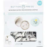 We R Memory Keepers Button Press Refill Pack 25/Pkg, Medium (37mm)
