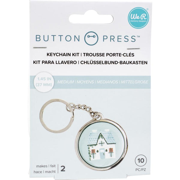 We R Memory Keepers Button Press Keychain Kit, Makes 2