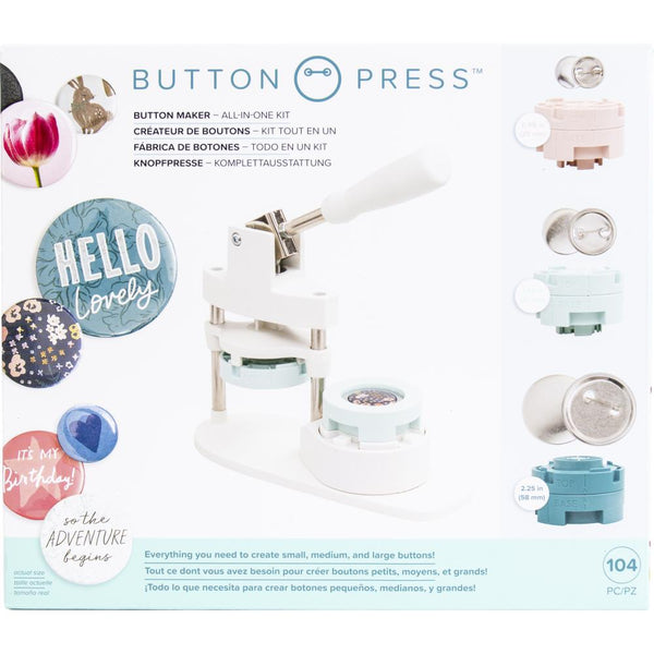 We R Memory Keepers Button Press Bundle (104pc) * Pls see note