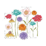 Sizzix, Tim Holtz Alterations, Framelits Die Set 18PK - Flower Garden & Mini Bouquet