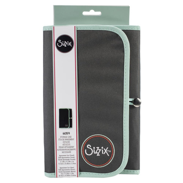 Sizzix Accessory, Storage Case, Gray/Mint