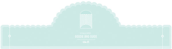 We R Makers, Oh Goodie Collection, DIY Scalloped Goodie Bag, Tear-Away Guide (663008)