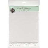 Sizzix Stencil Film 8.5"X11", 10 Sheets (663053)