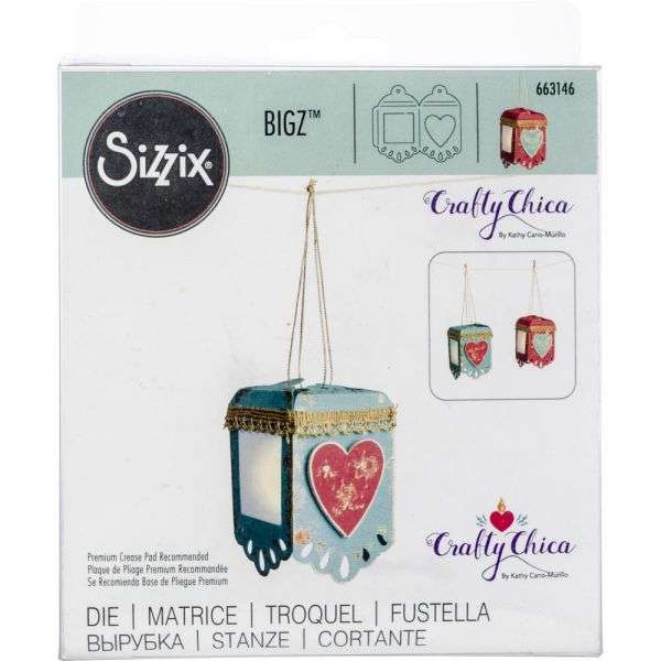 Sizzix Bigz Die By Crafty Chica, Hanging Lantern (Retired)