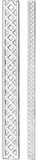 Sizzix 3D Impresslits Embossing Folder By Tim Holtz, Lattice Trim