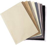 Sizzix, Surfacez Felt Pack, Neutral (10 Colors/10 Sheets)