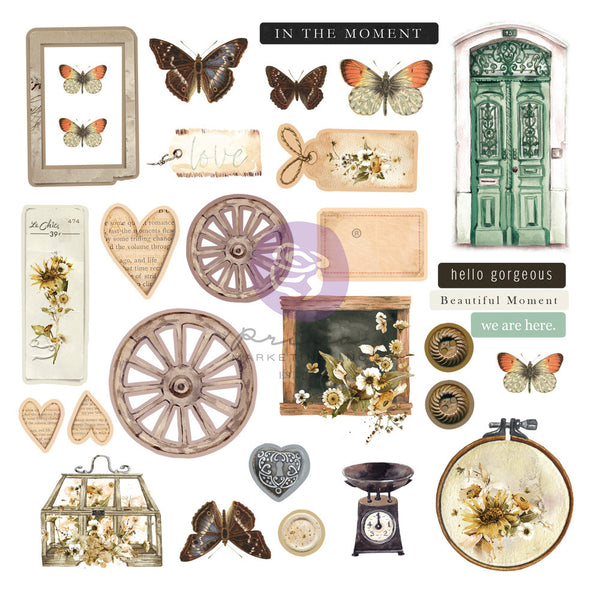 Prima Marketing, In The Moment Cardstock Ephemera 60/Pkg (664077)