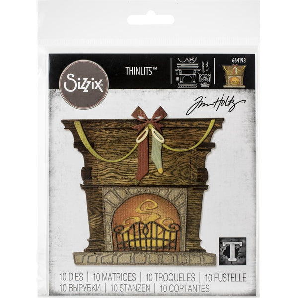 Sizzix Thinlits Dies By Tim Holtz, Fireside (#664193)