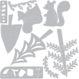 Sizzix Thinlits Dies By Lisa Jones 10/Pkg, Festive Tails (664451)