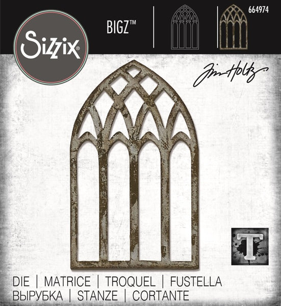 Sizzix Bigz Die By Tim Holtz, Cathedral Window