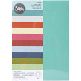 Sizzix Surfacez Cardstock Pack 8"X11.5" 60/Pkg, Botanical, 10 Colors