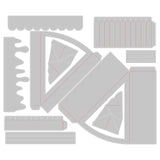 Sizzix Thinlits Dies By Kath Breen 10/Pkg Box, Cake Slice (#665883)