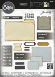 Sizzix Thinlits Die Set 54PK by Tim Holtz, Specimen (#665930)